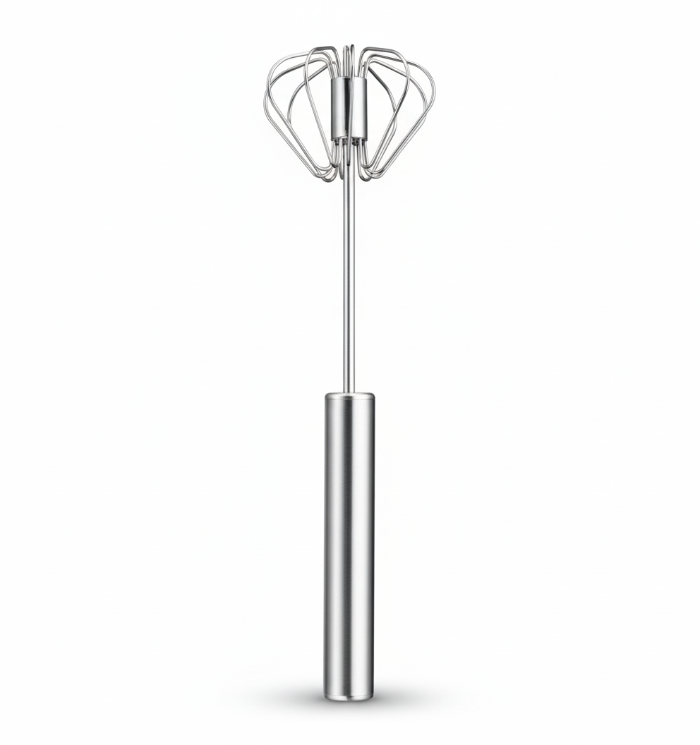 Batidor de huevos semi-automático (pack) – Monta claras y nata fácilmente
