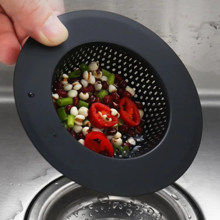 Colador metálico para fregadero – Cesta antobloqueo universal de cocina