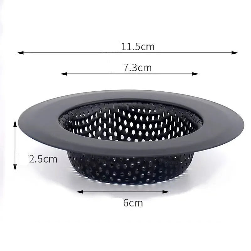 Colador metálico para fregadero – Cesta antobloqueo universal de cocina