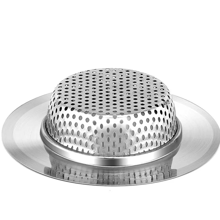 Colador metálico para fregadero – Cesta antobloqueo universal de cocina
