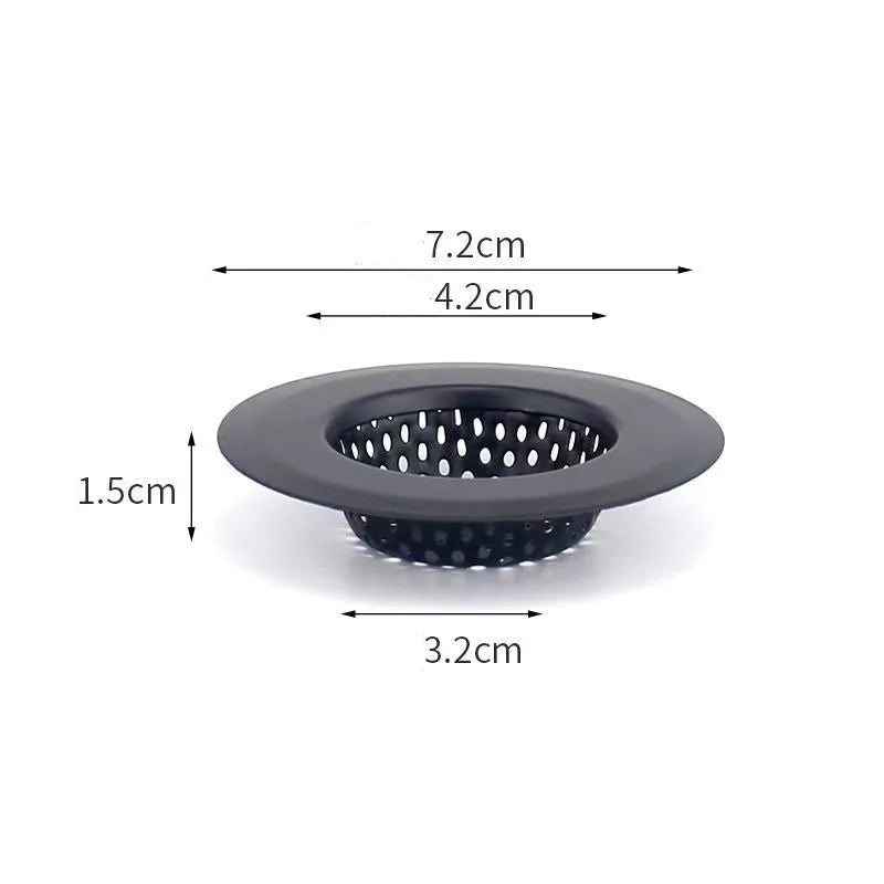 Colador metálico para fregadero – Cesta antobloqueo universal de cocina