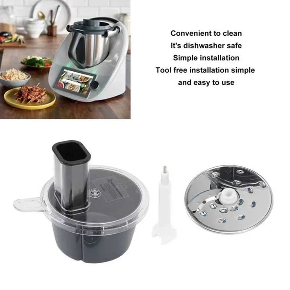 Cortador de verduras y queso compatible Thermomix® TM5/TM6 – Rebanado rápido y uniforme