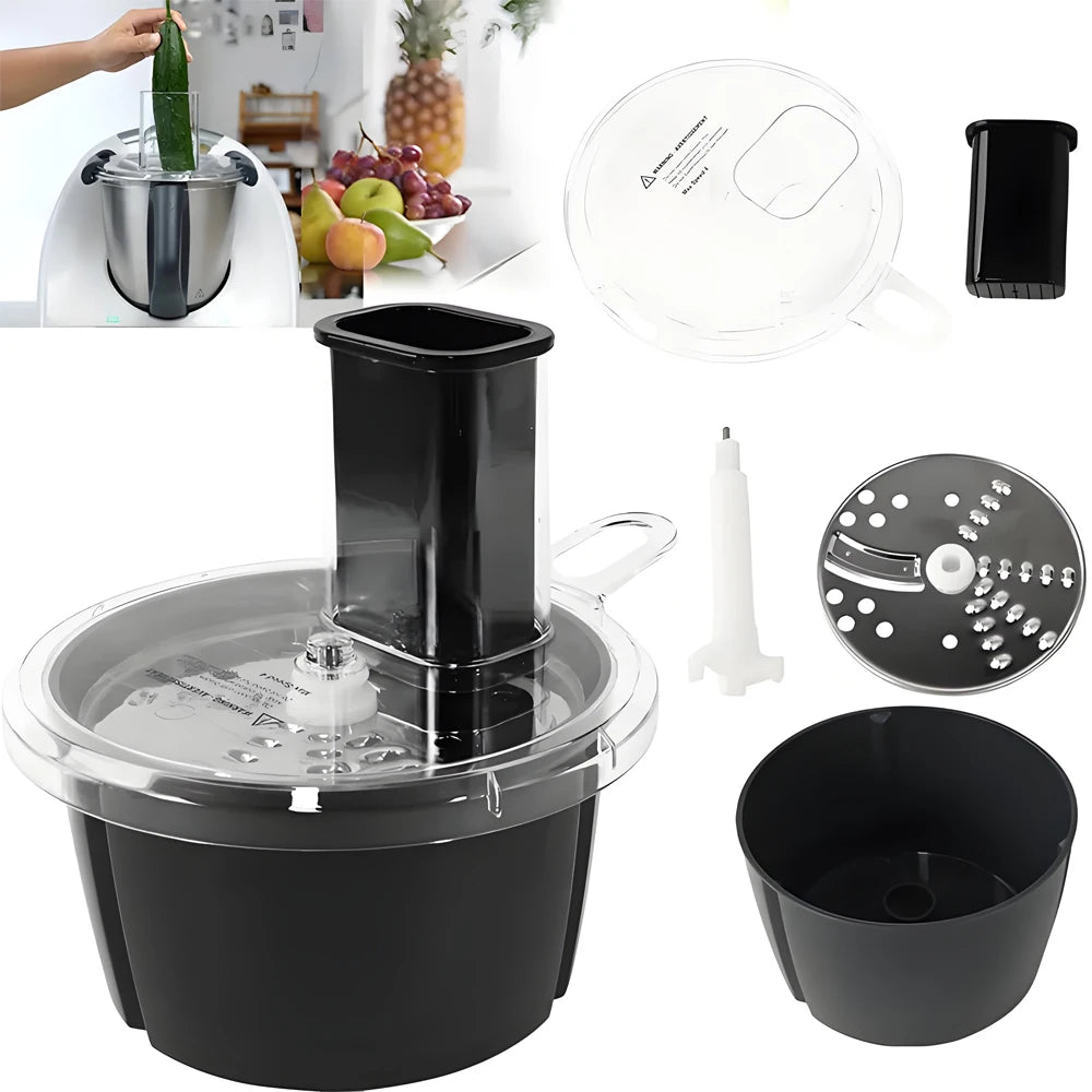 Cortador de verduras y queso compatible Thermomix® TM5/TM6 – Rebanado rápido y uniforme