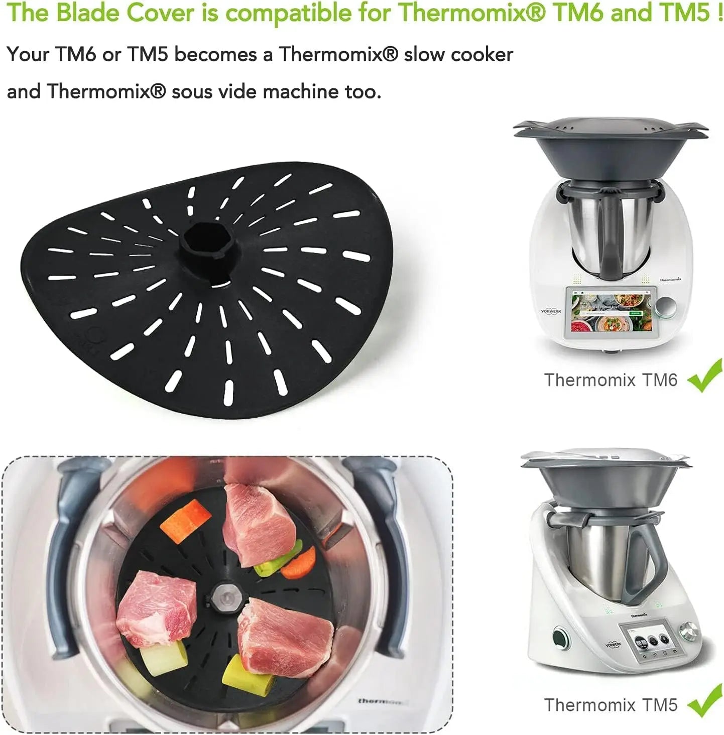 Protector de cuchillas compatible Thermomix® TM5/TM6/TM31 – Seguridad y durabilidad